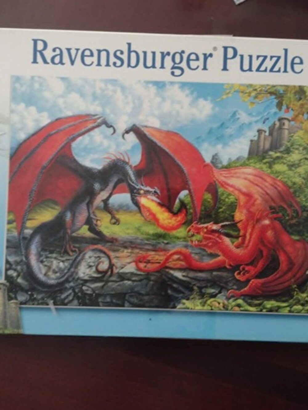Ravensburger 200 Piece Dueling Dragons Puzzle Complete